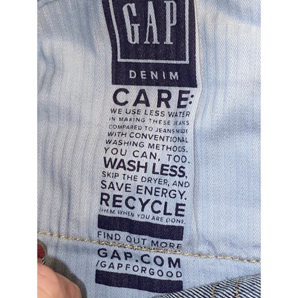 GAP True Skinny Jeans Womens 27X27 Blue Dark Denim High Rise Zip Fly - Picture 5 of 5